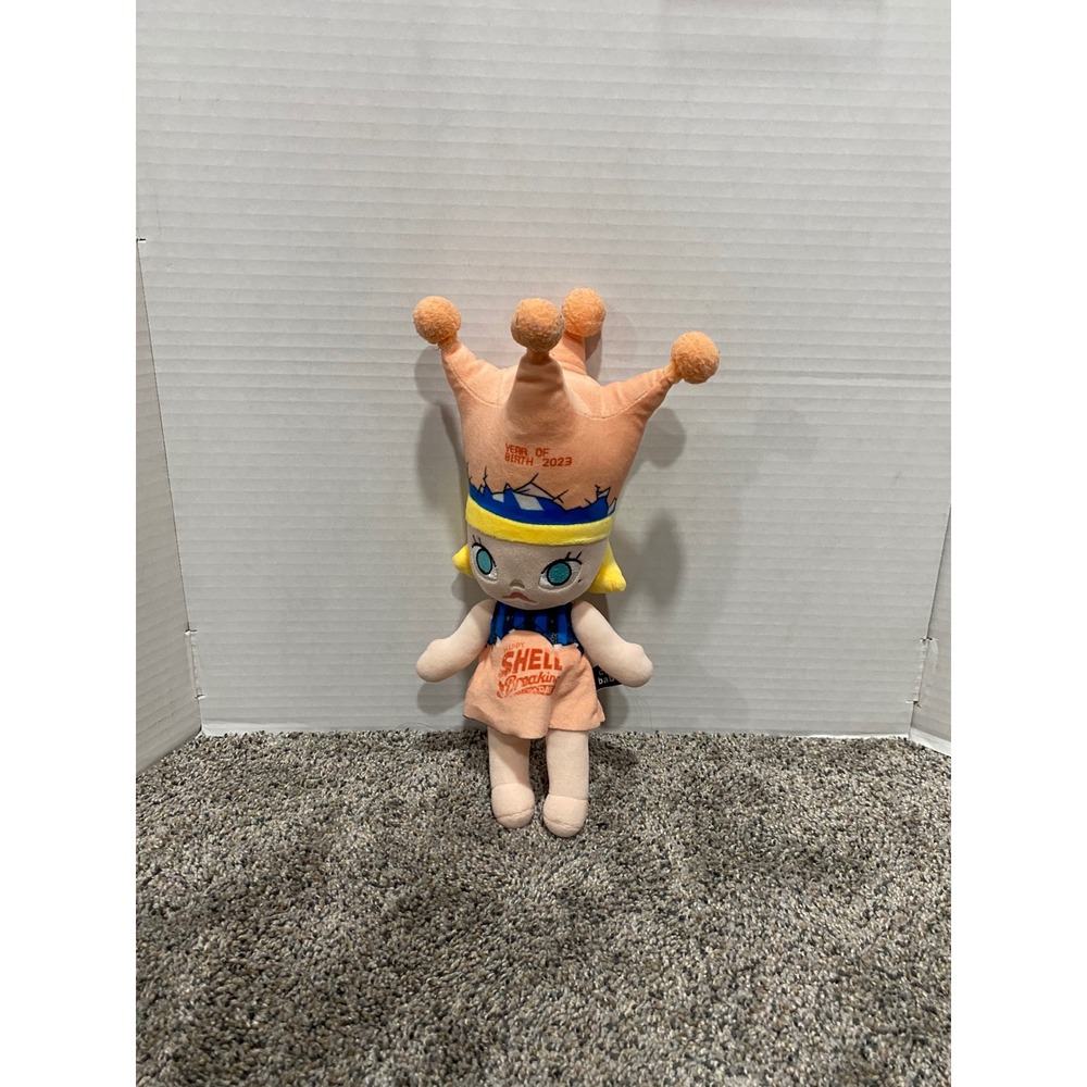 Plush Doll Pop Mart Molly Peach Excellent Year of Birth 2023 Shell Breaking